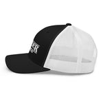 Retro Black & White trucker cap